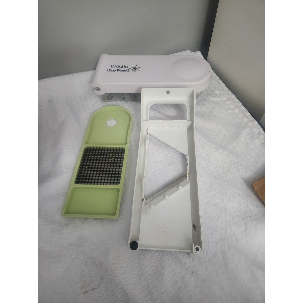 Vidalia Chop Wizard White Green Onion Vegetable Dicer Mandoline Slicer Set